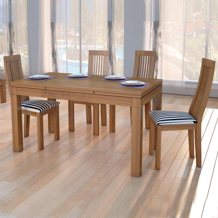 Conjunto mesa y sillas de comedor